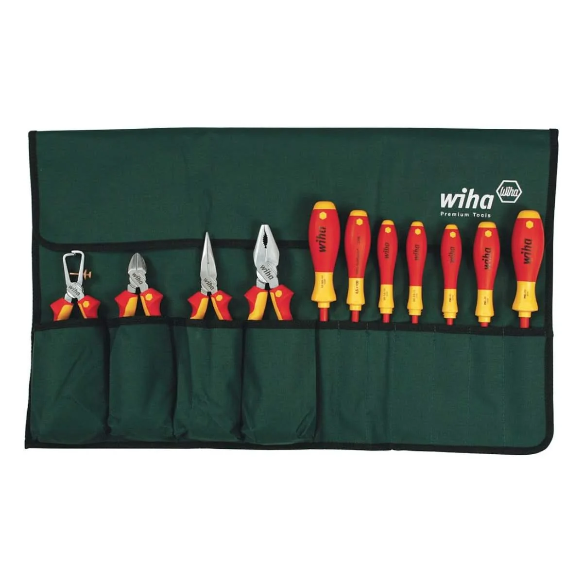 Wiha 32888 Insulated Pliers/Cutters/Screwdrivers 11 Piece Set - Image 1