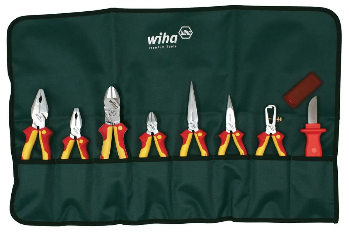 Wiha 32889 Insulated Pliers/Cutters/Knife 8 Piece Set - Image 1