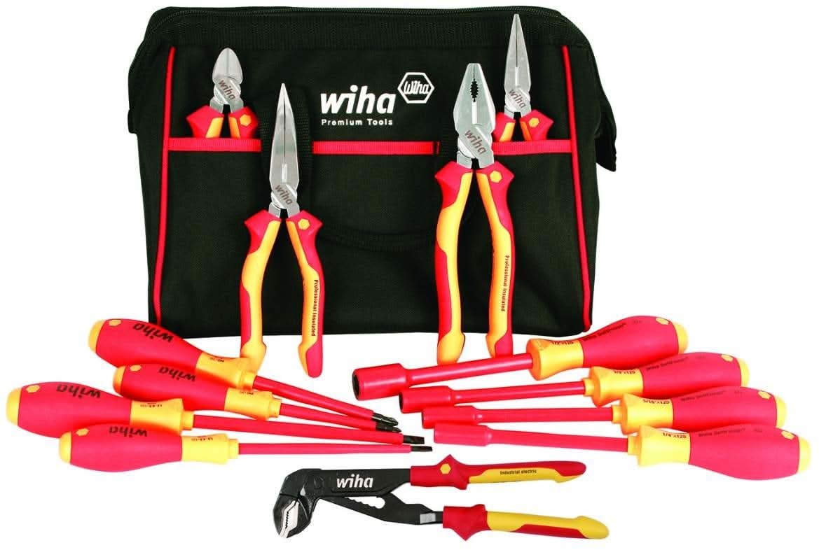 Wiha 32894 Insulated Pliers, Cutter, Screwdrivers, and Nut Drivers 13 Piece Set - Image 2