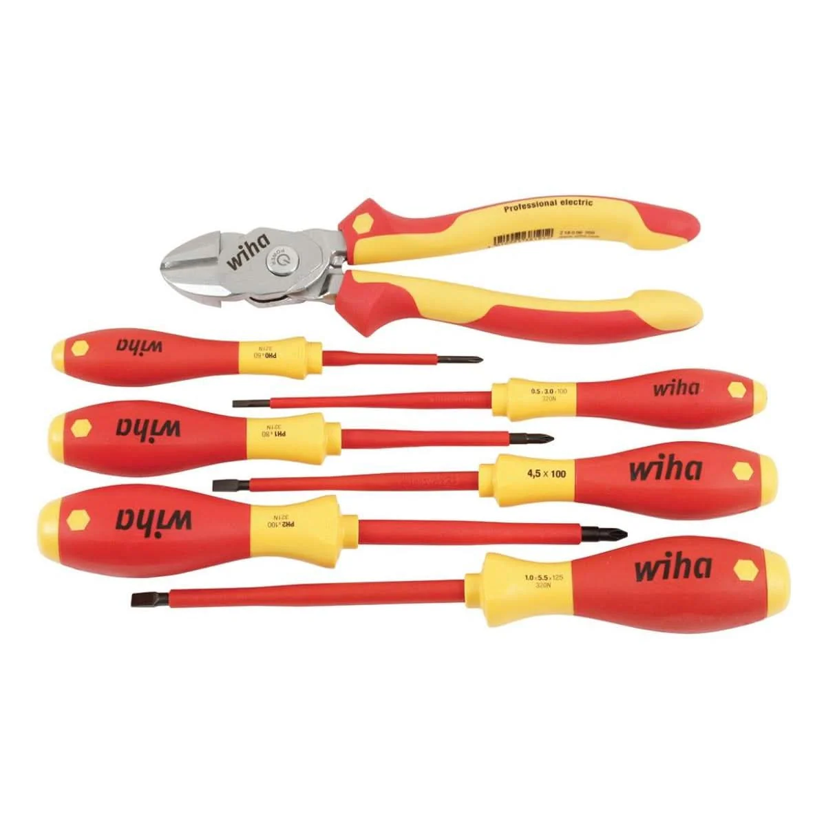 Wiha 32942 Insulated BiCut SuperCut and Screwdrivers 7 Piece Set - Image 1