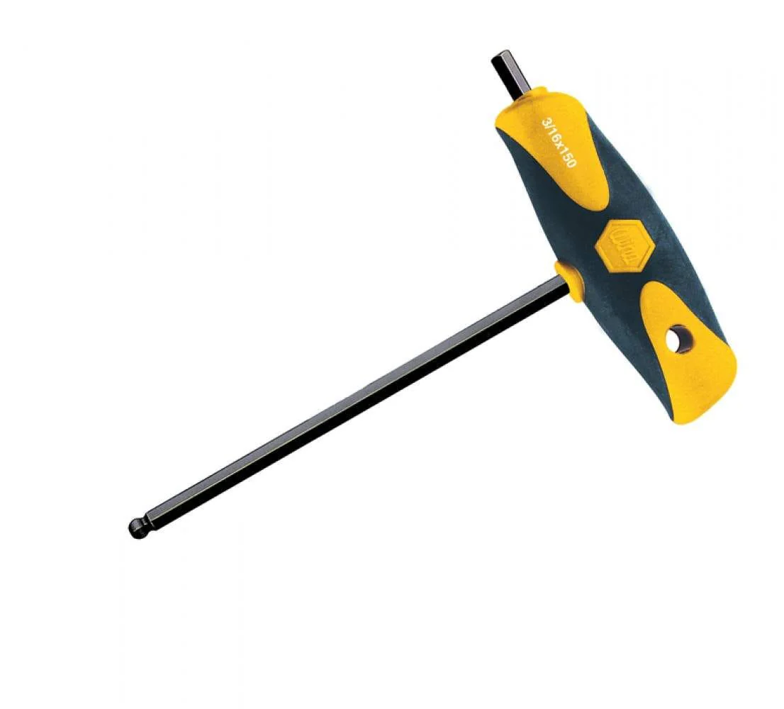 Wiha 33420 Soft Grip Dual Drive Hex Inch T-Handle 3/32" - Image 2