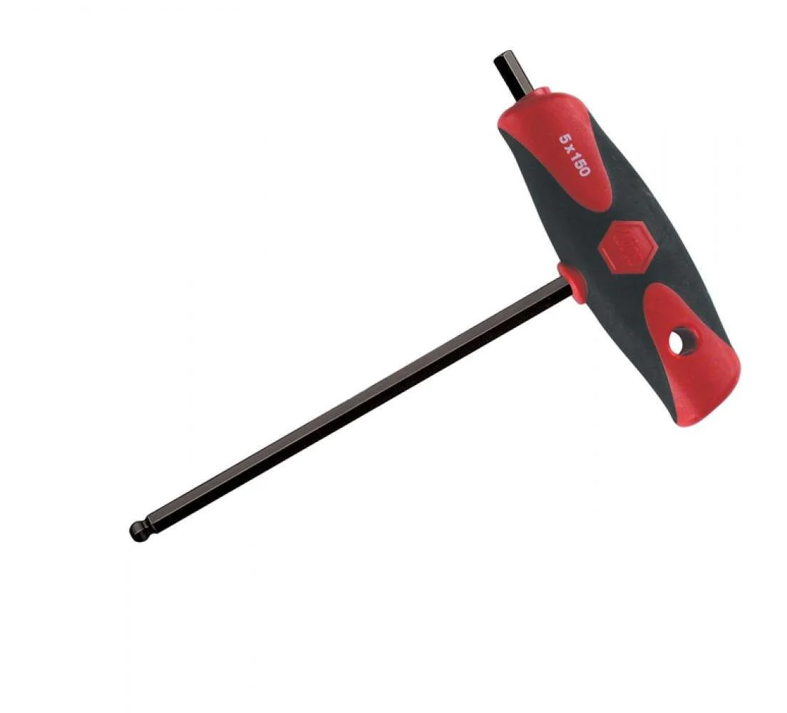 Wiha 33448 Soft Grip Dual Drive Ball End Hex T-Handle 4.0mm - Image 2