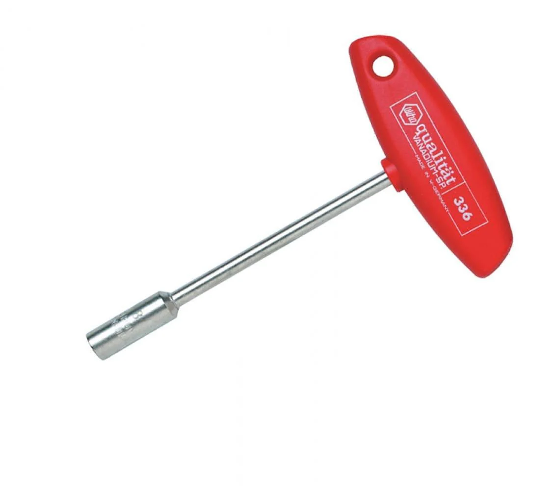 Wiha 33607 T-Handle Nut Driver 8.0 x 200mm - Image 1