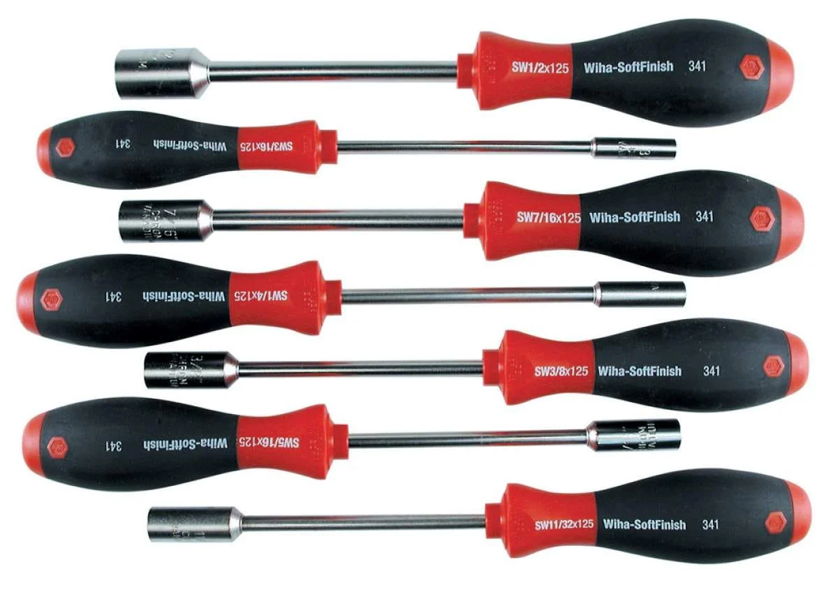 Wiha 34193 SoftFinish Nut Driver Inch 7 Piece Set - Image 1