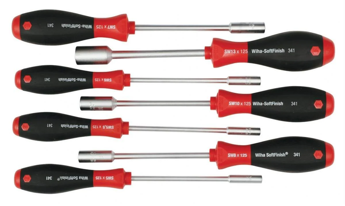 Wiha 34194 SoftFinish Nut Driver Metric 7 Piece Set - Image 1