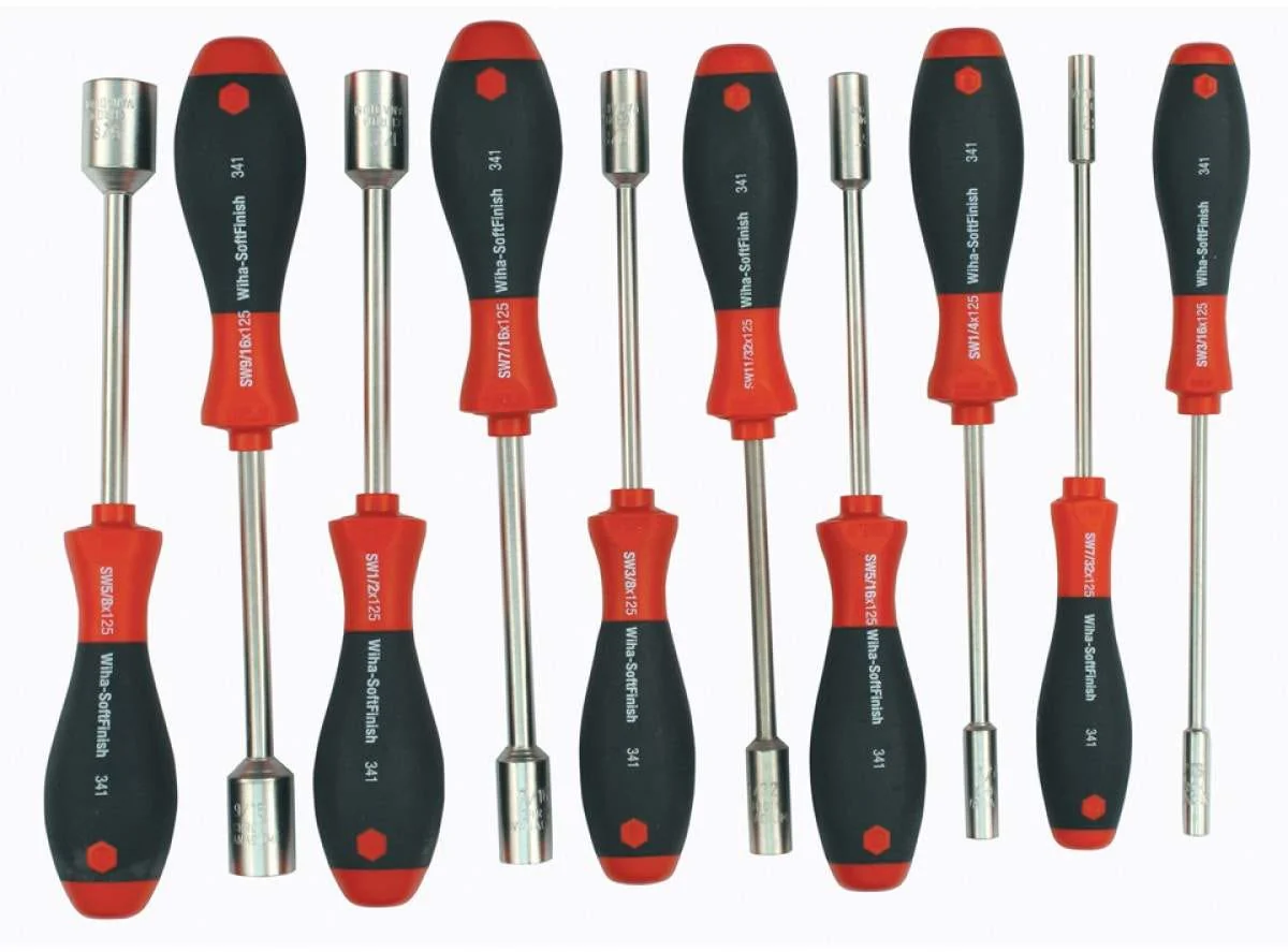 Wiha 34195 SoftFinish Nut Driver Inch 10 Piece Set - Image 1