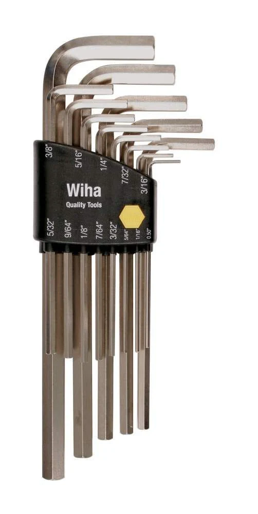 Wiha 35295 Hex Long Arm L-Key Nickel Inch 13 Piece Set - Image 2