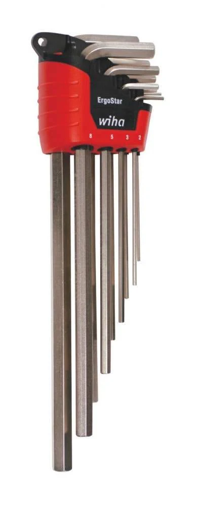 Wiha 35297 Hex Long Arm L-Key Nickel Metric 9 Piece Set - Image 2