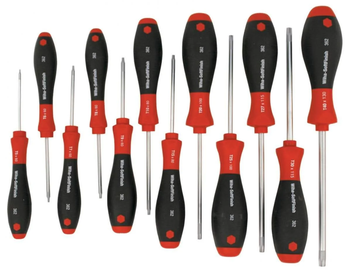 Wiha 36267 SoftFinish Torx Screwdriver 12 Piece Set T5-T40 - Image 2