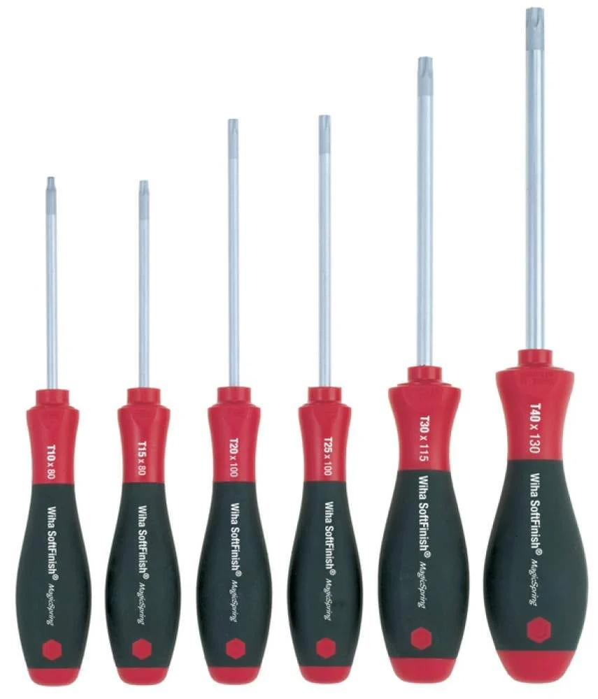 Wiha 36290 SoftFinish MagicSpring Torx Screwdriver 6 Piece Set - Image 1