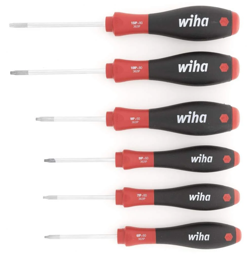 Wiha 36296 SoftFinish TorxPlus Screwdriver 6 Piece Set IP6-IP15 - Image 1