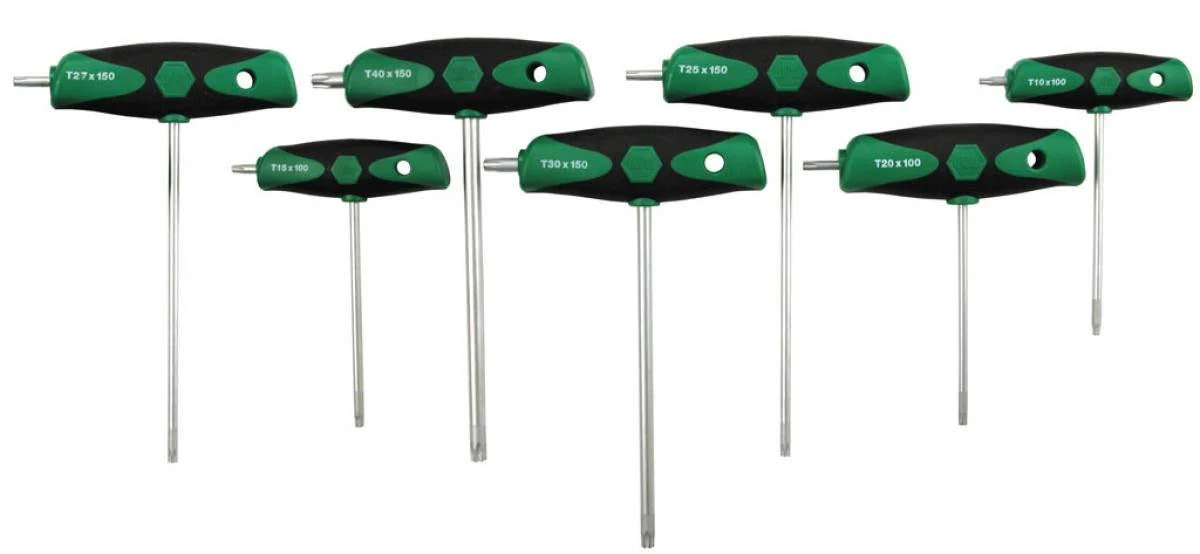 Wiha 36497 Torx SoftGrip T-Handle 7 Piece Set - Image 1