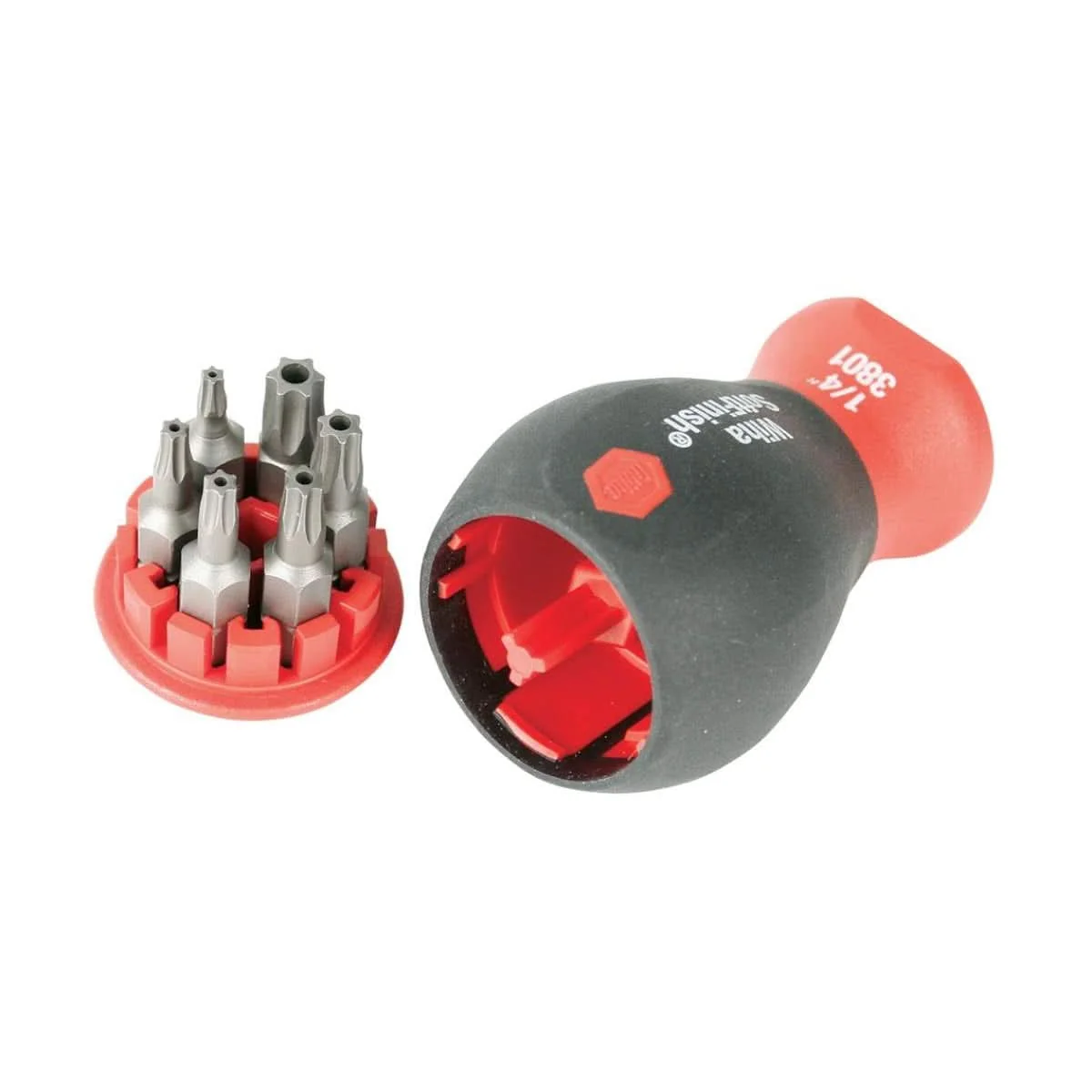 Wiha 38047 6-in-1 Stubby Bit Holder Security Torx Set - Image 1