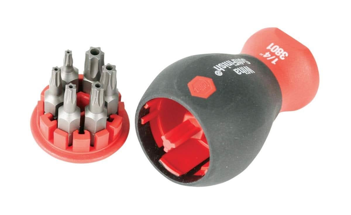 Wiha 38047 6-in-1 Stubby Bit Holder Security Torx Set - Image 2