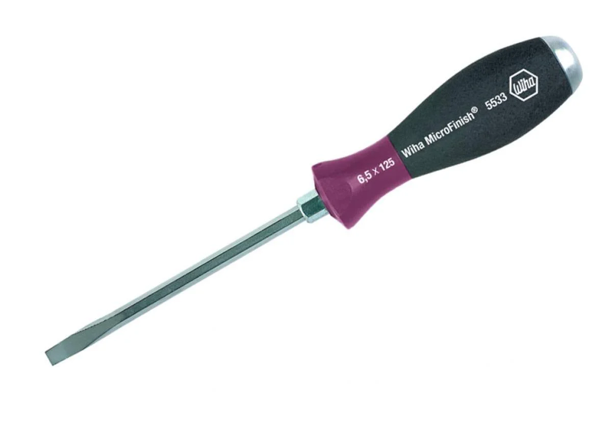 Wiha 53330 MicroFinish XHeavy Duty Slotted 10.0