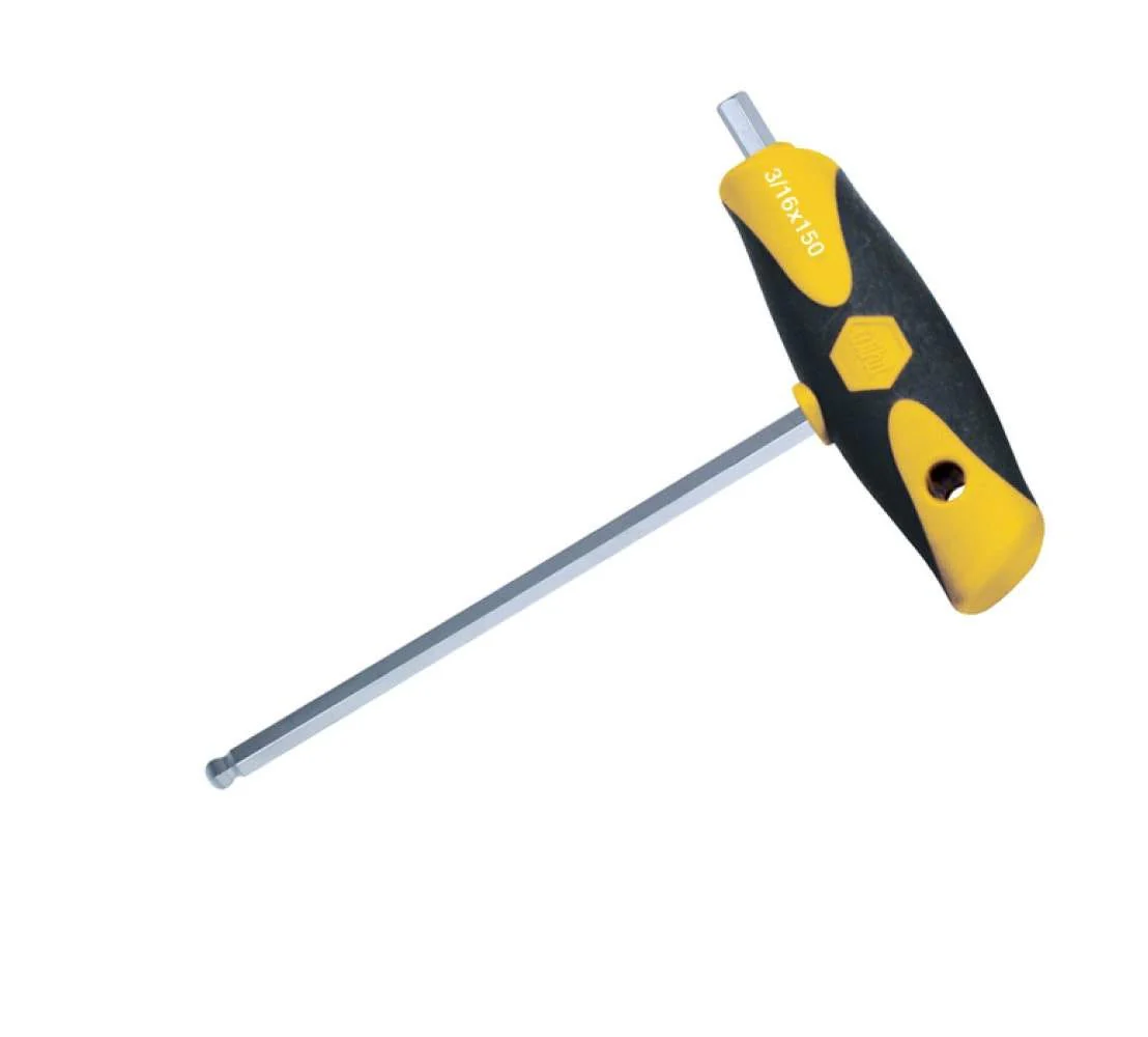 Wiha 54003 Soft Grip Dual Drive BallEnd Hex Inch T-Handle 7/32" - Image 1