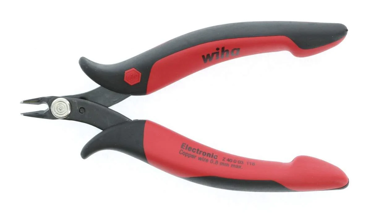 Wiha 56812 Electronic Diagonal Cutters Full Flush Narrow Shape - Image 2
