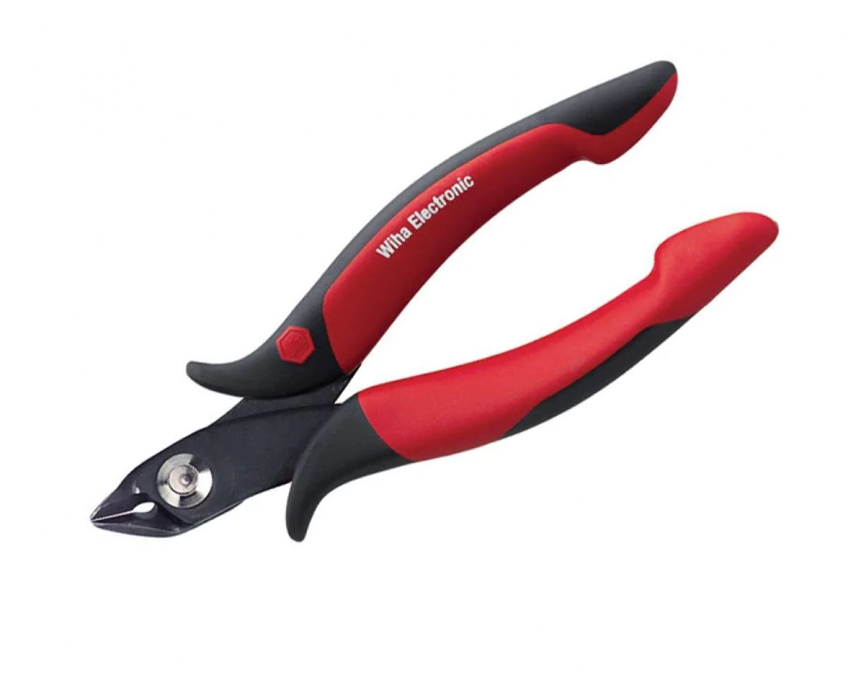 Wiha 56833 Electronic Oblique 48&deg; Cutters Full Flush - Image 1