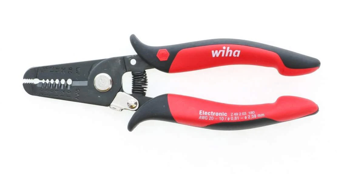 Wiha 56871 Electronic Stripping Pliers 20-10 AWG - Image 3