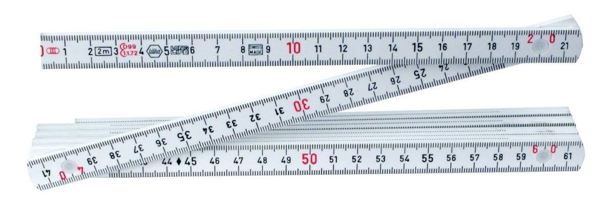 Wiha 61602 MaxiFlex Folding Ruler Metric Outside Reading