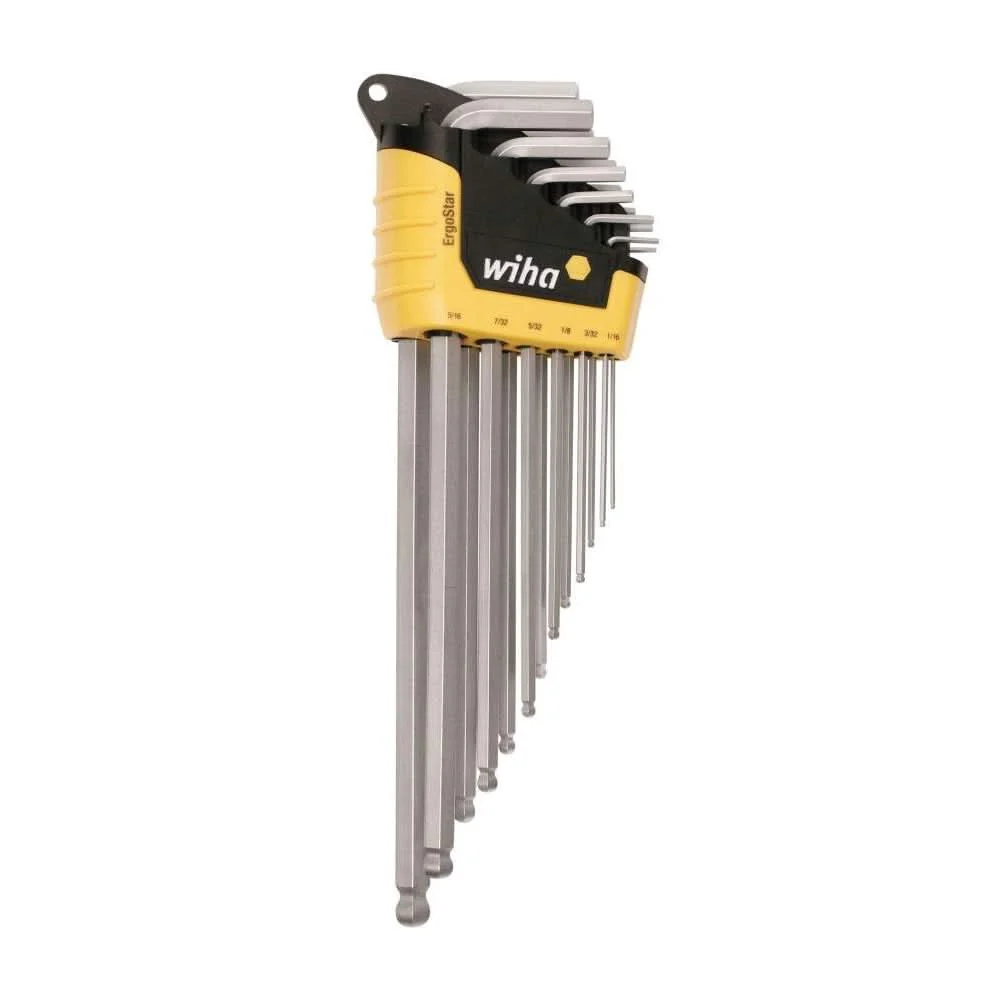 Wiha 66988 ErgoStar Ball End Hex L-Key Inch 13 Piece Set - Image 1