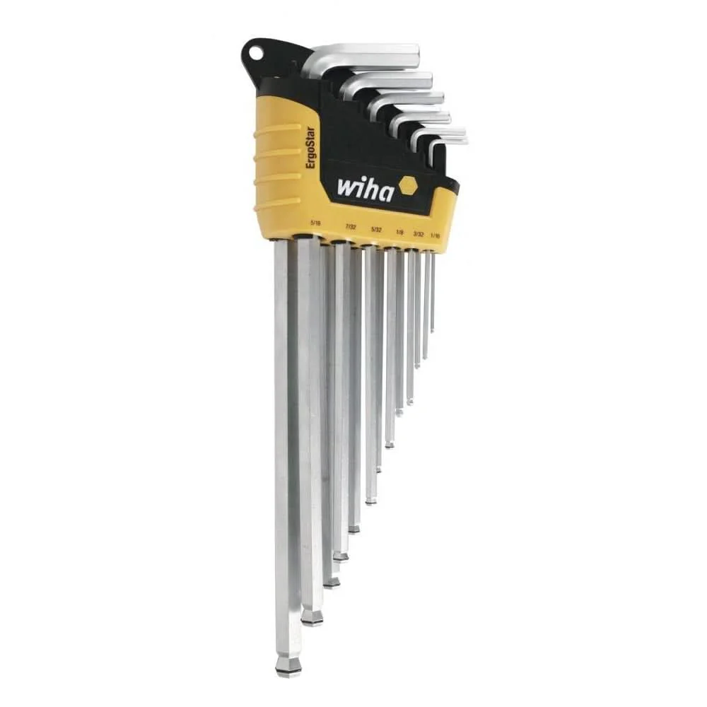 Wiha 66991 MagicRing Screw Holding Ball End Hex L-Key Inch 13 Piece Set - Image 1