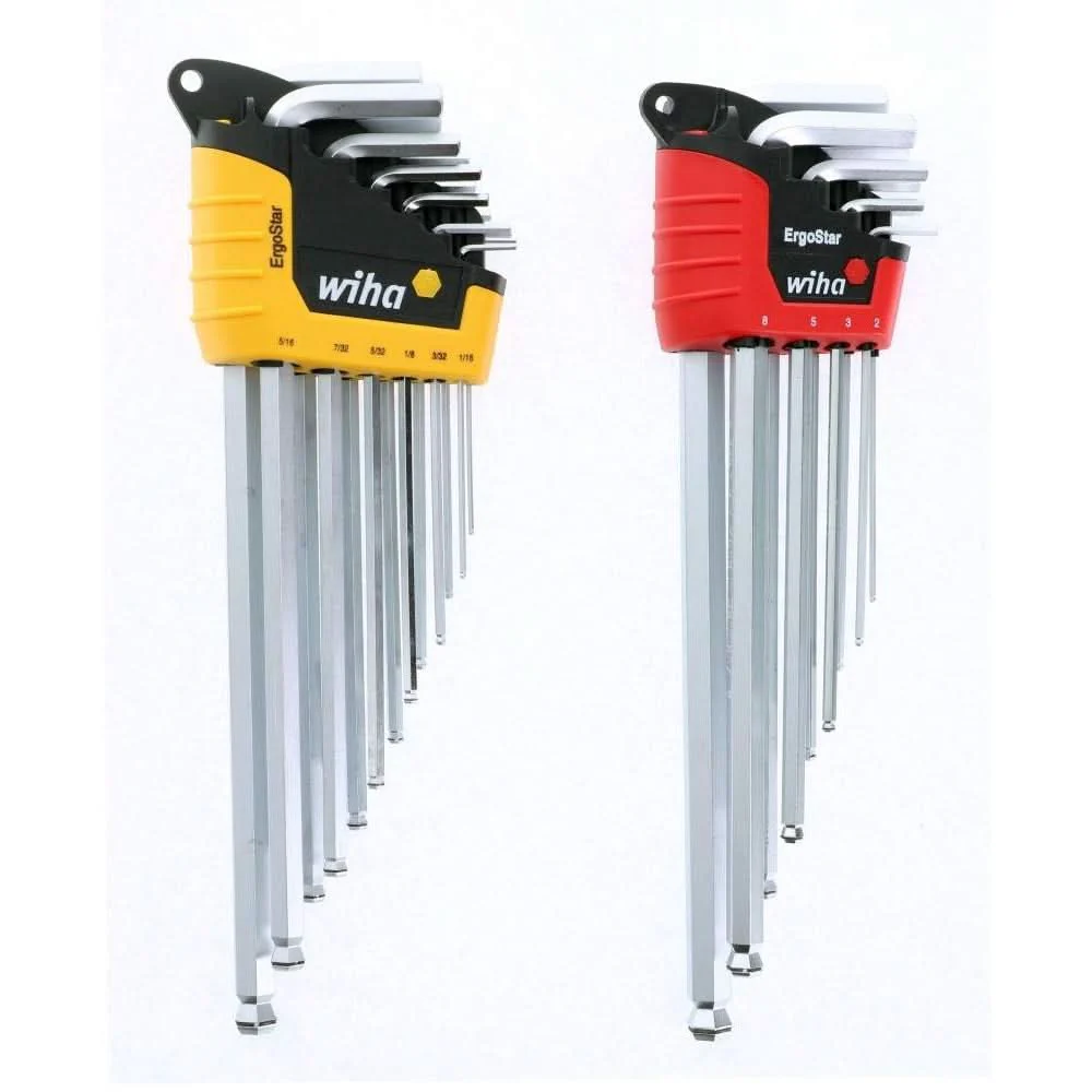 Wiha 66992 MagicRing Screw Holding Ball Hex Inch and Metric L-Key Set in ErgoStar holder - Image 1