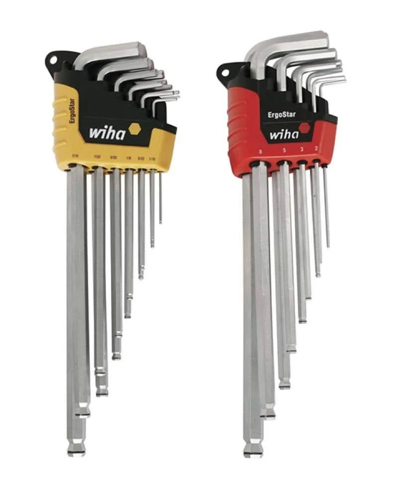 Wiha 66992 MagicRing Screw Holding Ball Hex Inch and Metric L-Key Set in ErgoStar holder - Image 2