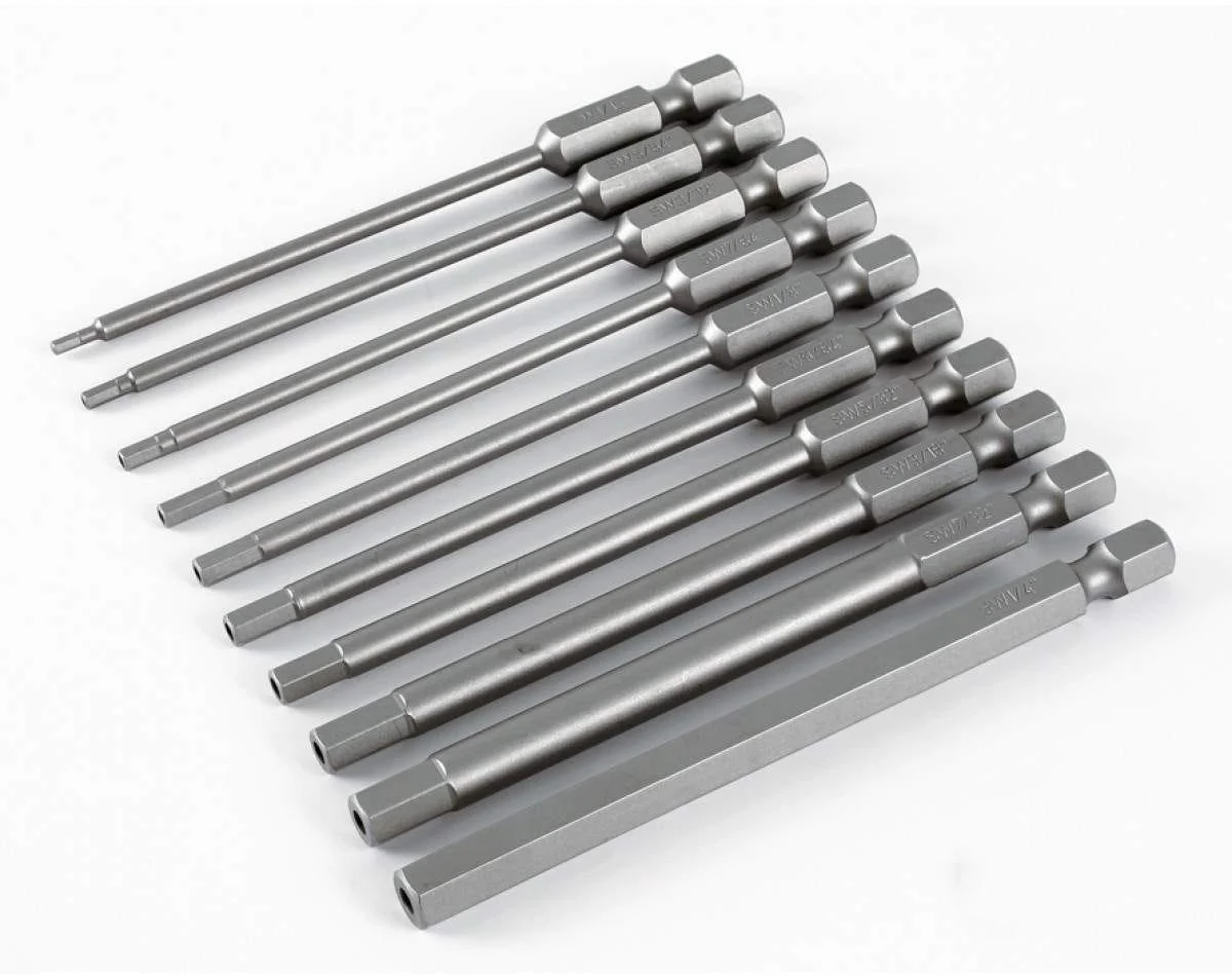Wiha 76096 Security Hex Inch Power Blades 10 piece set - Image 1