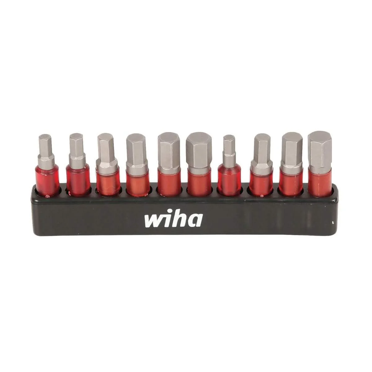 Wiha 76876 Terminator Impact Insert Hex Bits Inch/Metric 10-Piece Set - Image 1
