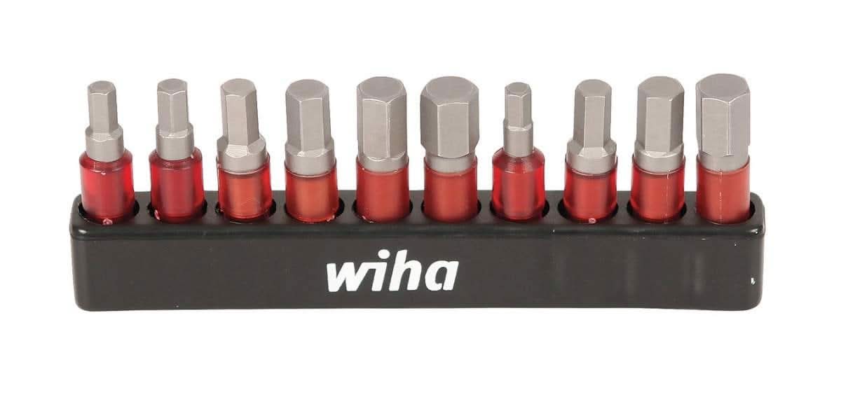 Wiha 76876 Terminator Impact Insert Hex Bits Inch/Metric 10-Piece Set - Image 2