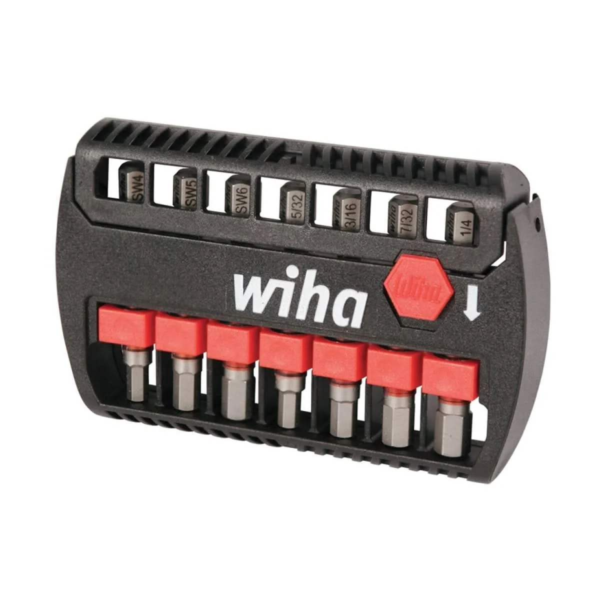 Wiha 76894 Terminator Impact Power Bit Buddy Hex Inch/Metric 7 Piece Set - Image 1