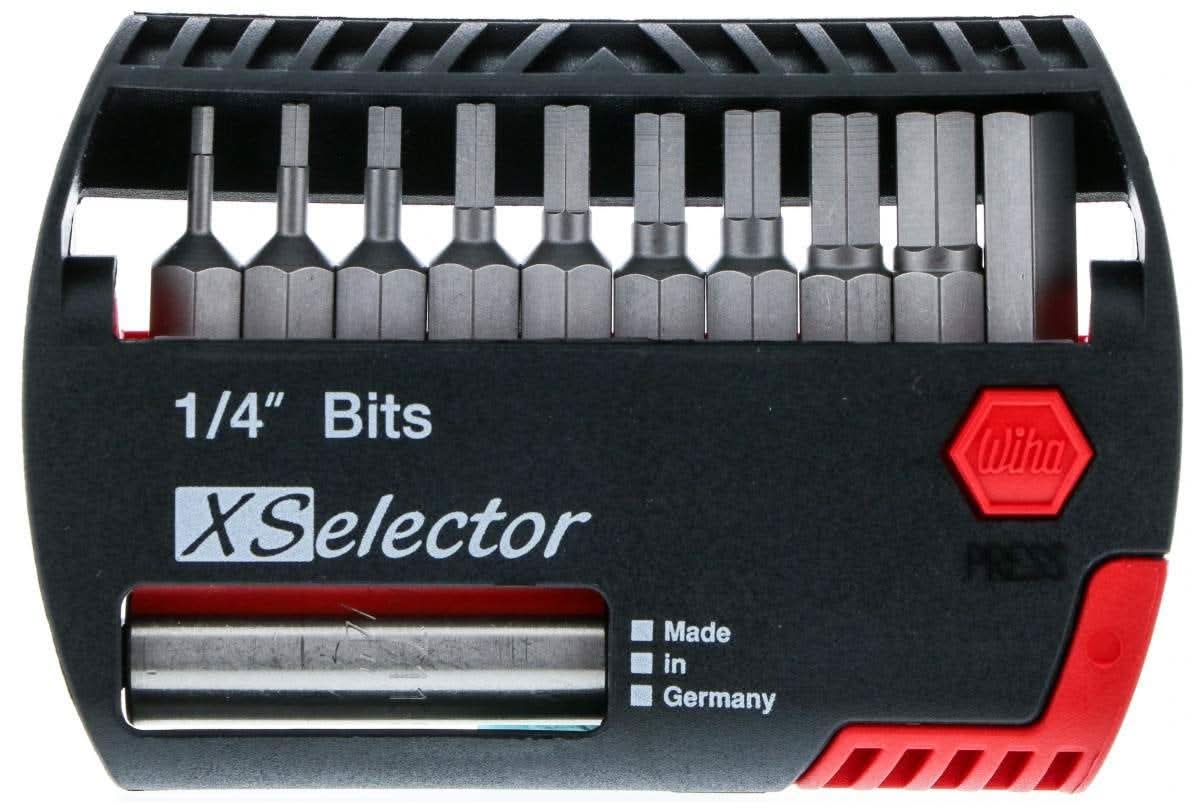 Wiha 79446 Hex Inch XSelector Bit Set with Quick Release Holder - Image 2
