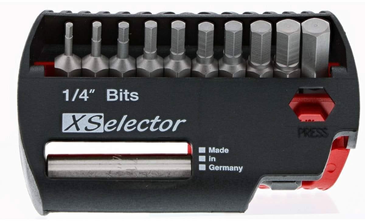 Wiha 79446 Hex Inch XSelector Bit Set with Quick Release Holder - Image 3