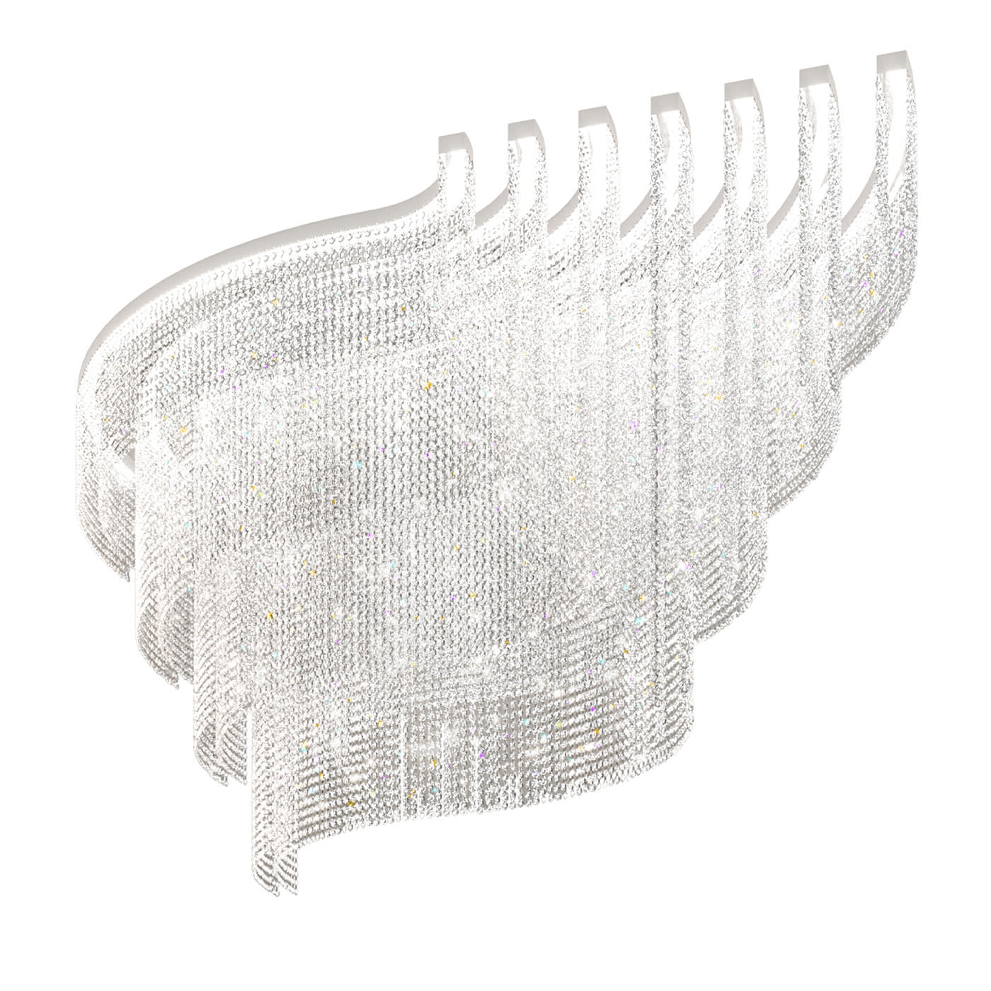 MASIERO | GALASSIA TRANSPARENT CRYSTAL CHANDELIER #1 | $46,125.00 - Image 1