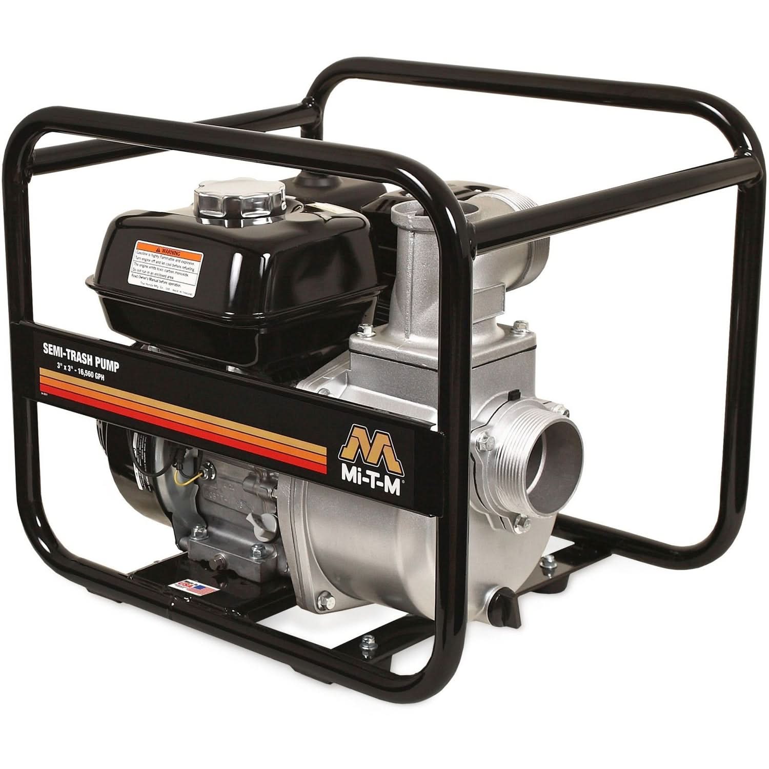 Mi-T-M WTP-S03-1MGH 3-Inch Semi-Trash Water Pump - Image 1