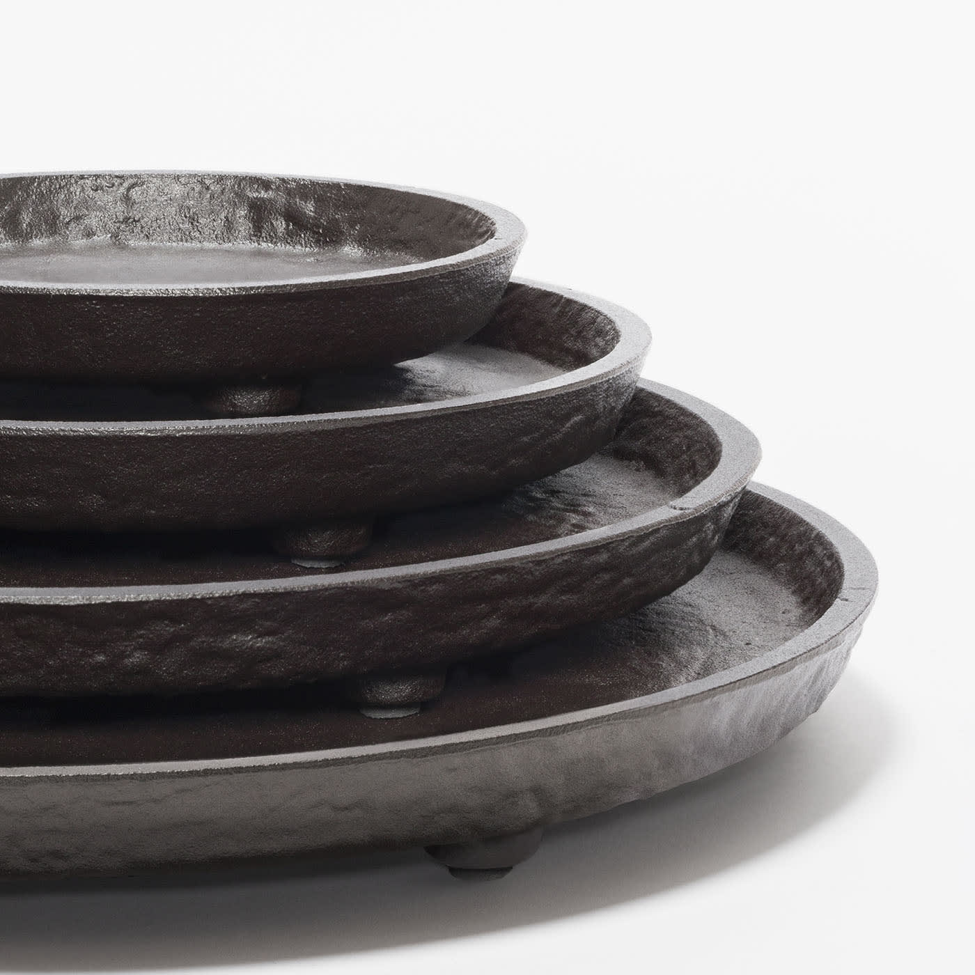 GIOBAGNARA | MONZA IMPERFECT BRONZE ROUND VALET TRAY | $430.00 - $820.00 - Image 3