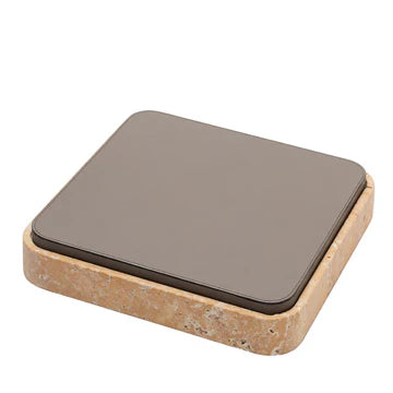 GIOBAGNARA | GIZA LEATHER & MARBLE SQUARE BOX #4 | $855.00 - Image 1