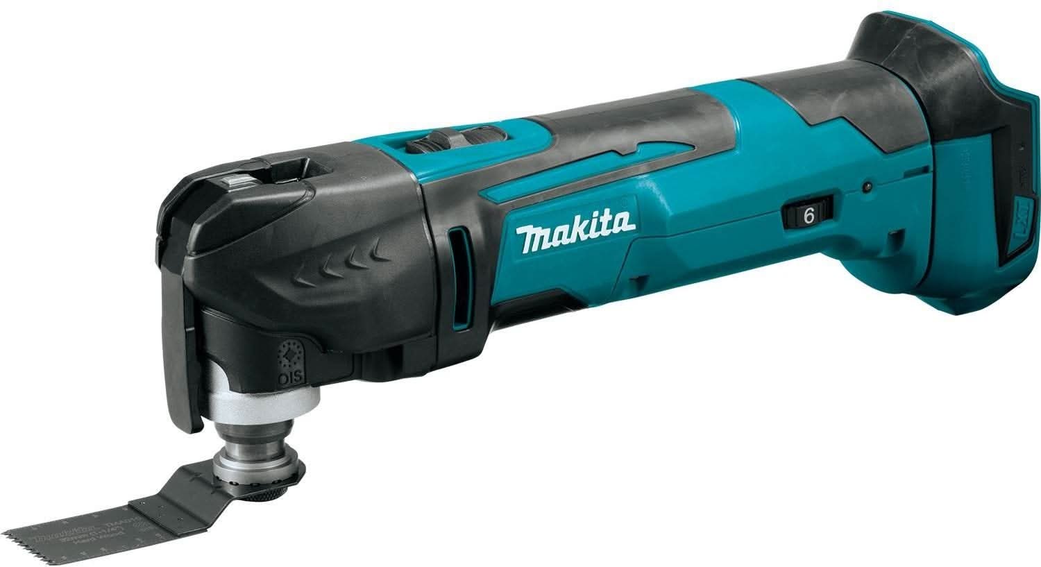 Makita Makita XMT03Z 18V LXT Cordless Multi-Tool with 5-Piece Starlock Oscillating Blade Set (Bare Tool) - Image 2