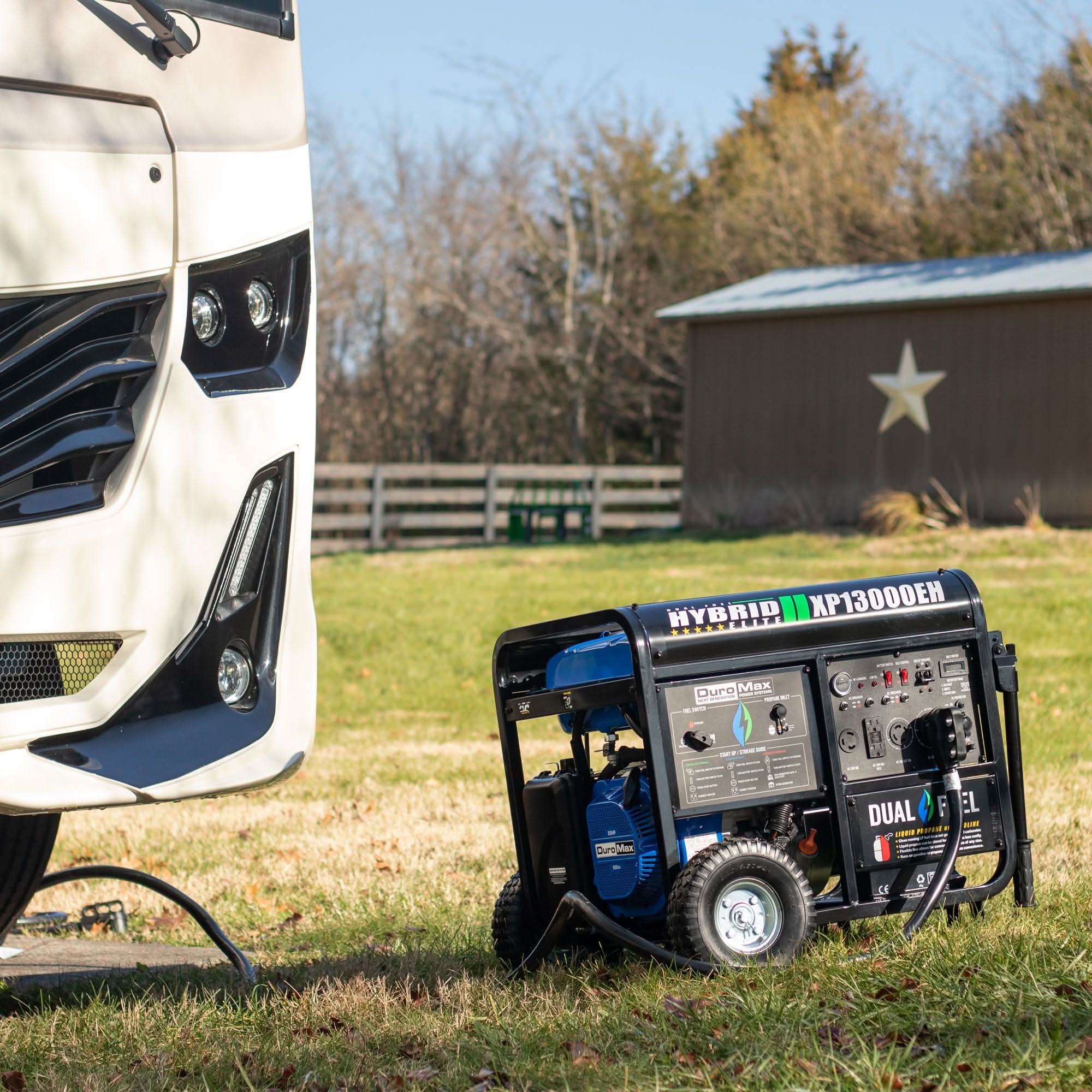 DuroMax XP13000EH 13,000-Watt 500cc Portable Hybrid Gas Propane Generator - Image 2