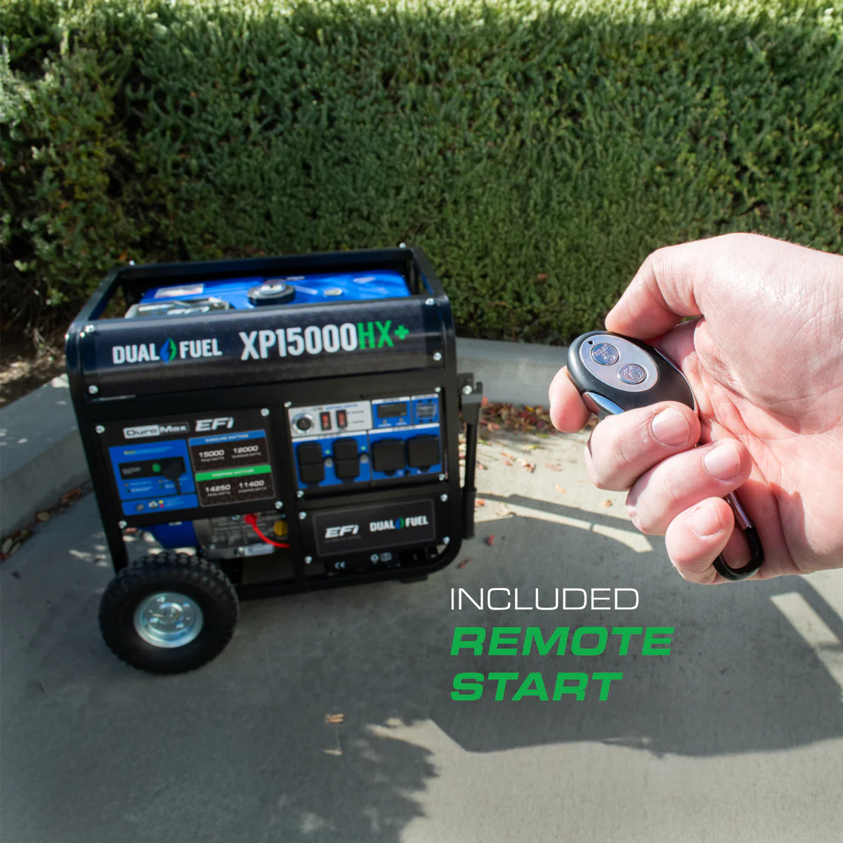 Duromax XP15000HX+ Electric Start 15,000 Watt Dual-Fuel EFI Portable Generator - Image 3