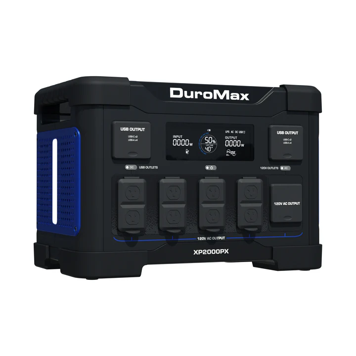 Duromax XP2000PX 2000 Watt LiFePO4 Portable Battery Backup Power Station