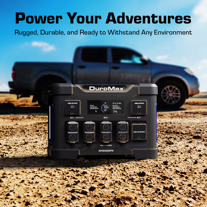 Duromax XP2000PX 2000 Watt LiFePO4 Portable Battery Backup Power Station - Image 3