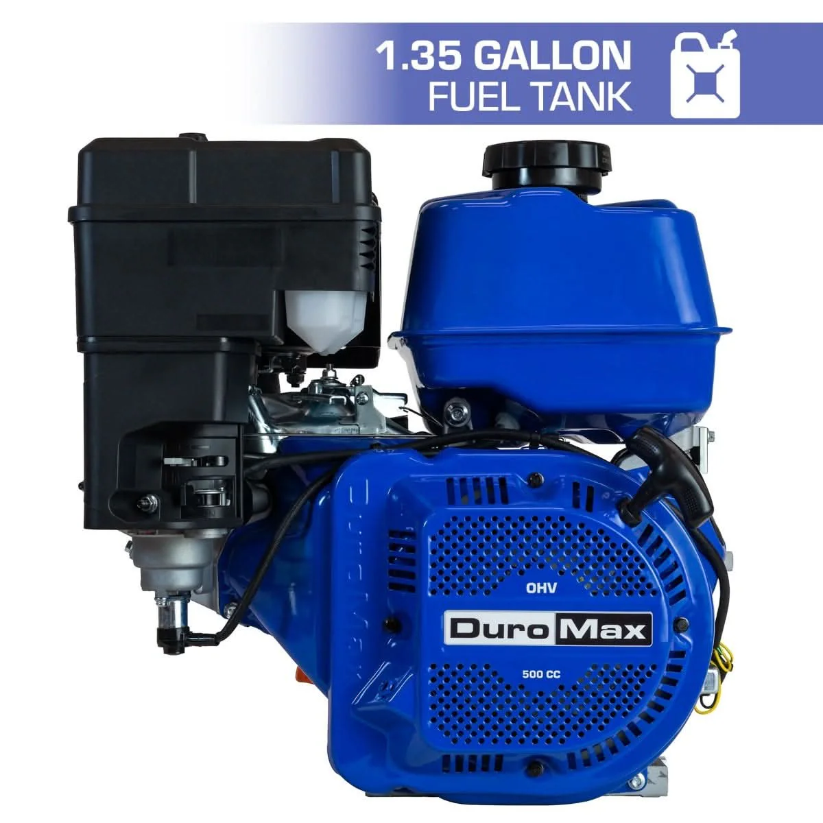 Duromax XP20HP 500cc 1" Shaft Recoil Start Gasoline Engine - Image 3