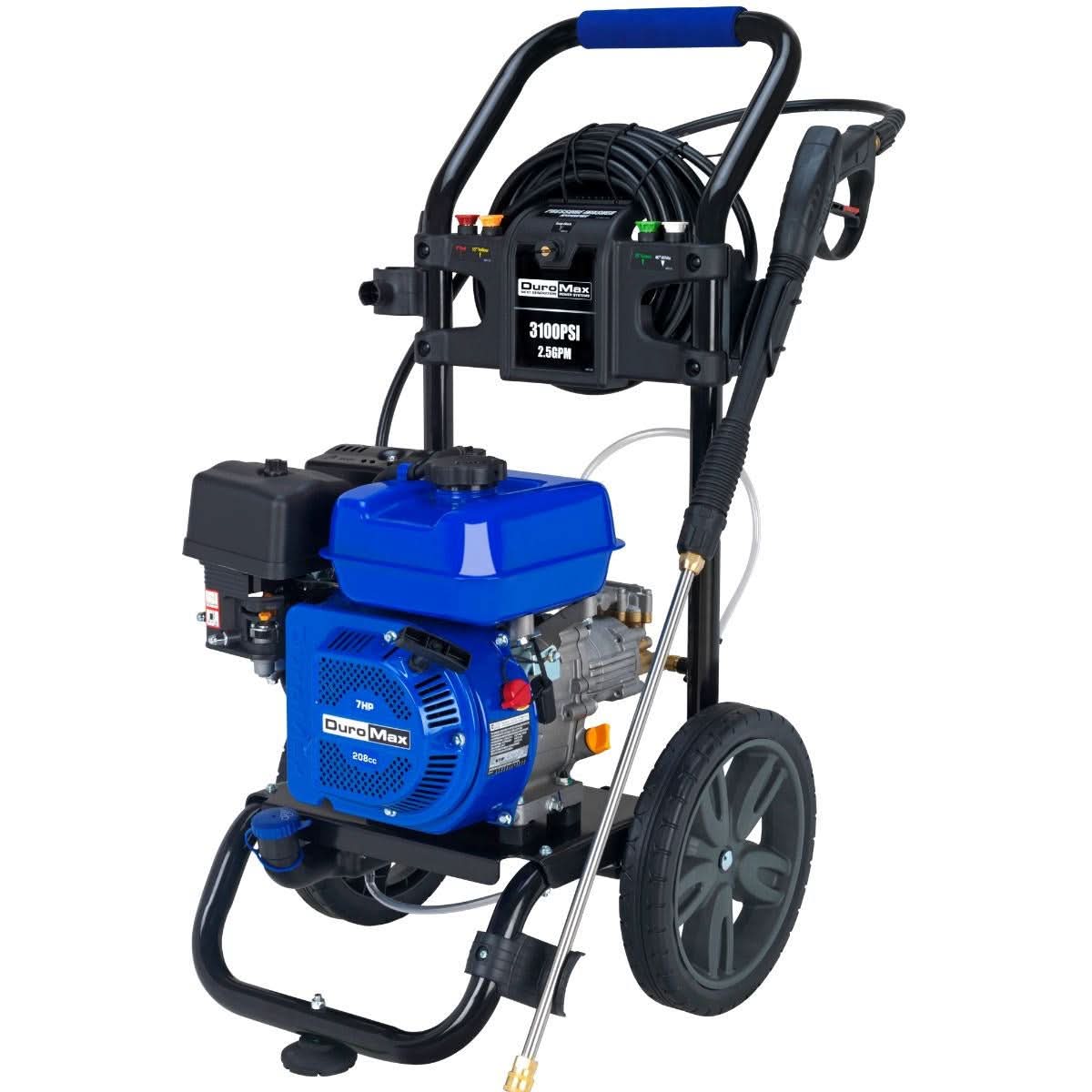 DuroMax XP3100PWT 3,100 PSI 2.5 GPM 208cc Gas Engine Turbo Nozzle Pressure Washer - Image 1