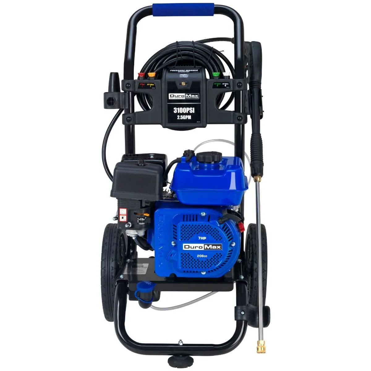 DuroMax XP3100PWT 3,100 PSI 2.5 GPM 208cc Gas Engine Turbo Nozzle Pressure Washer - Image 2