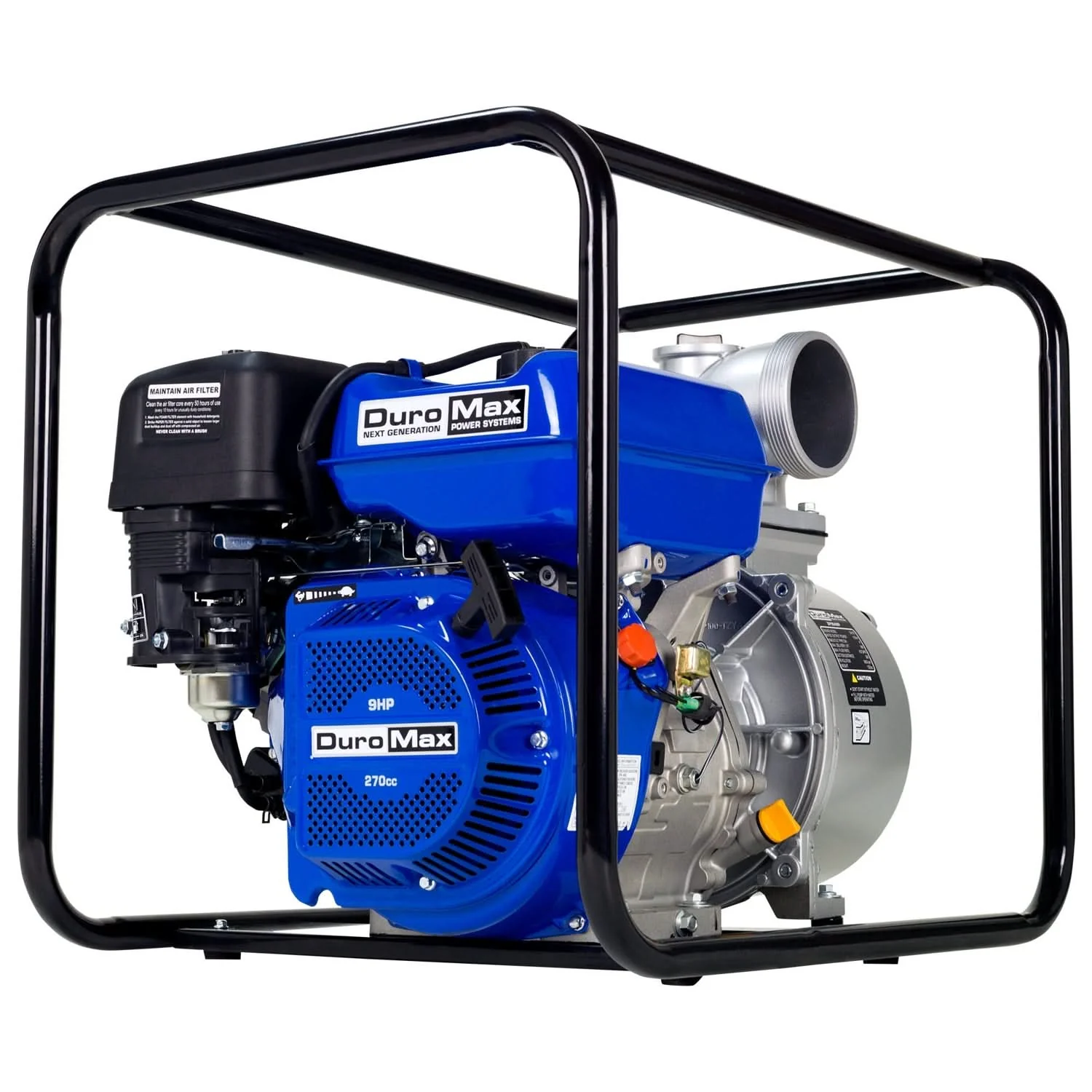 DuroMax XP904WP 270cc 427-GPM 3,600-RPM 4-Inch Gasoline Engine Portable Water Pump - Image 1