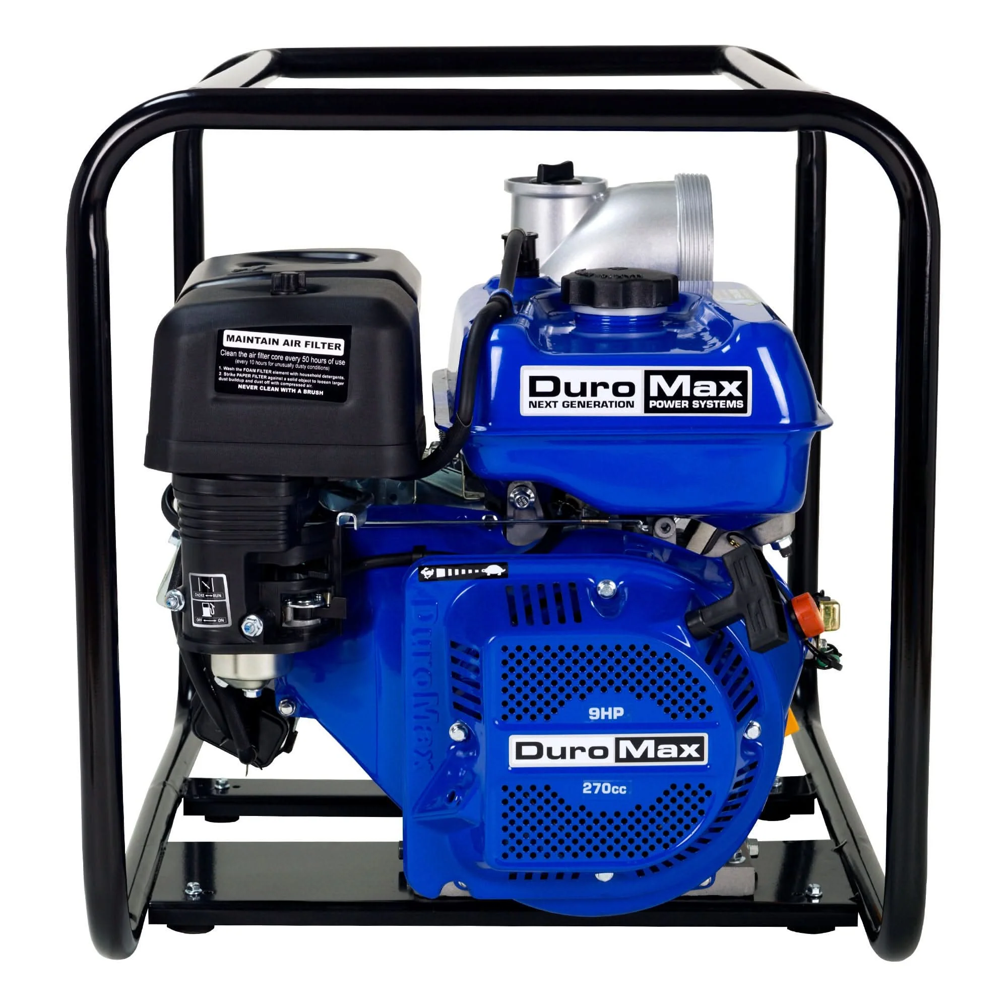 DuroMax XP904WP 270cc 427-GPM 3,600-RPM 4-Inch Gasoline Engine Portable Water Pump - Image 2