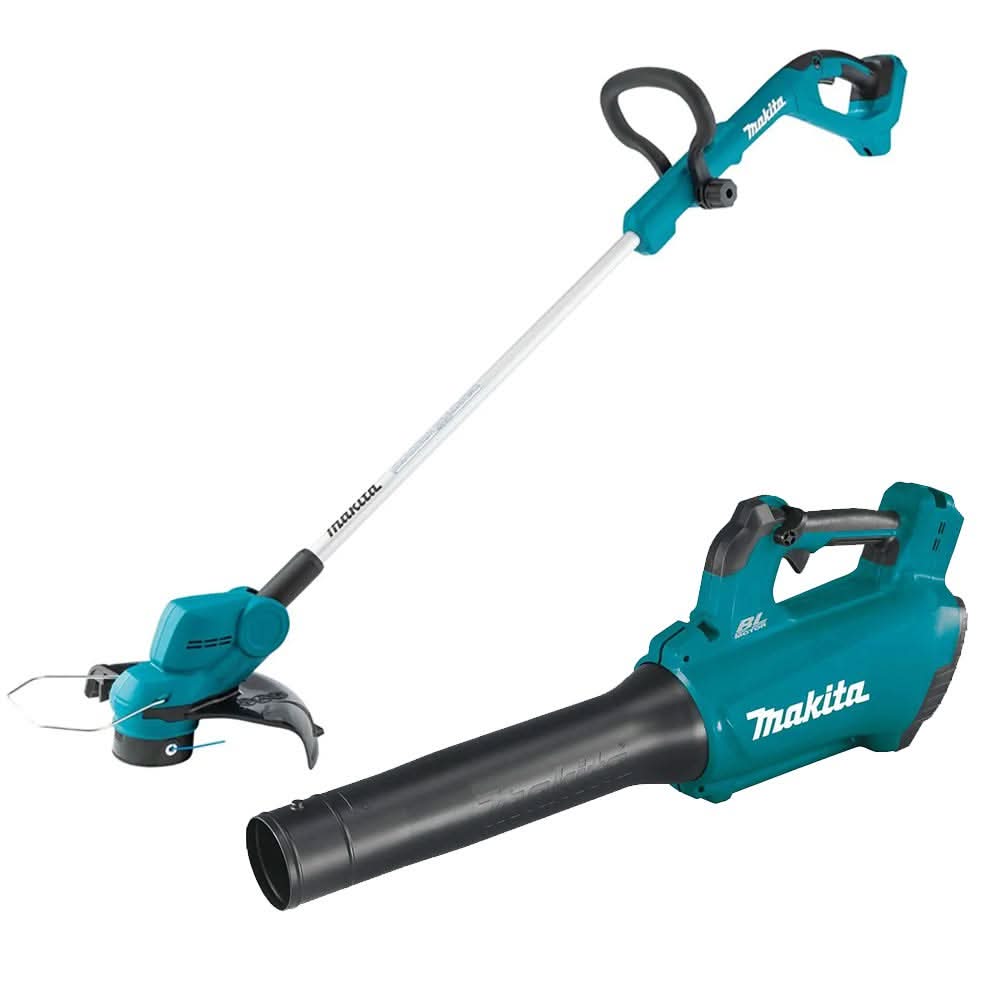 Makita 18V LXT Lithium-Ion Cordless String Trimmer with Brushless Cordless Blower (Bare Tool) - Image 1