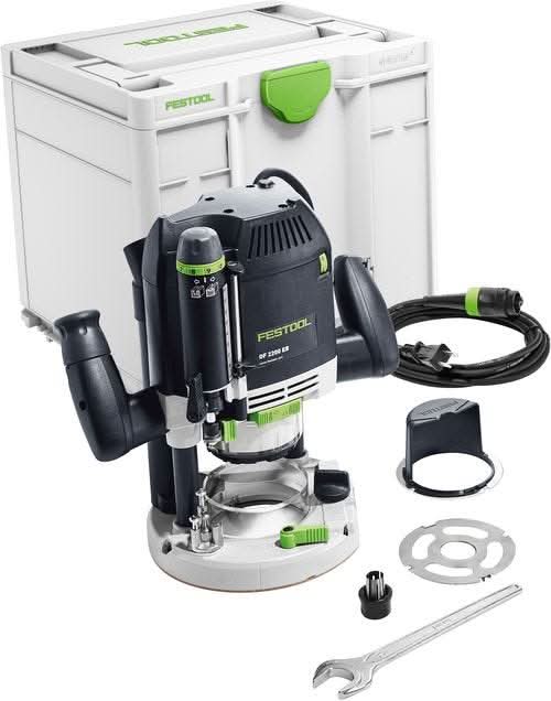 Festool OF 2200 EB Plunge Router Kit with OF 2200 Imperial Accessory Kit - Image 2